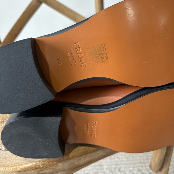 NWT Frame Ramsey Leather Knee High Tiding Boot In Tobacco - Picture 7 of 10